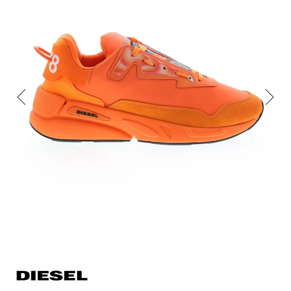 Diesel Bright Orange Athletic Shoes